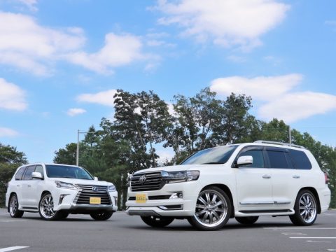 ランクル200＆セコイア＆ＬＸ570＆タンドラ　ボディサイズ比較！